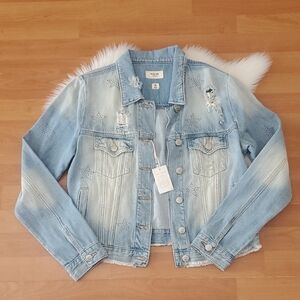 Miss Me Light Blue Jean Jacket